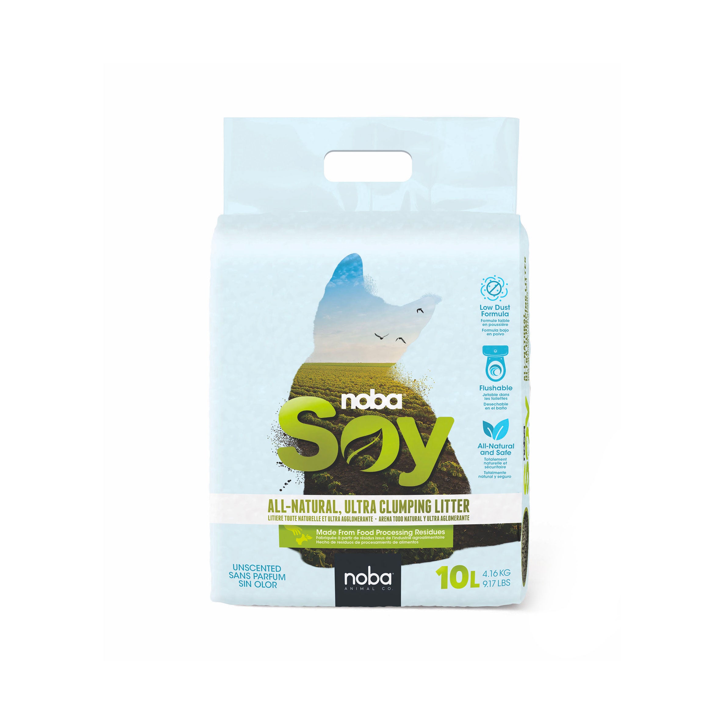 Noba Soy Cat Litter - Natural, Safe, and Efficient -