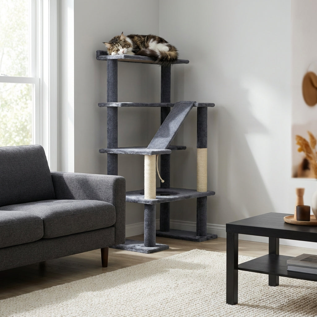 Maine Coon - Tour à chat à 5 niveaux