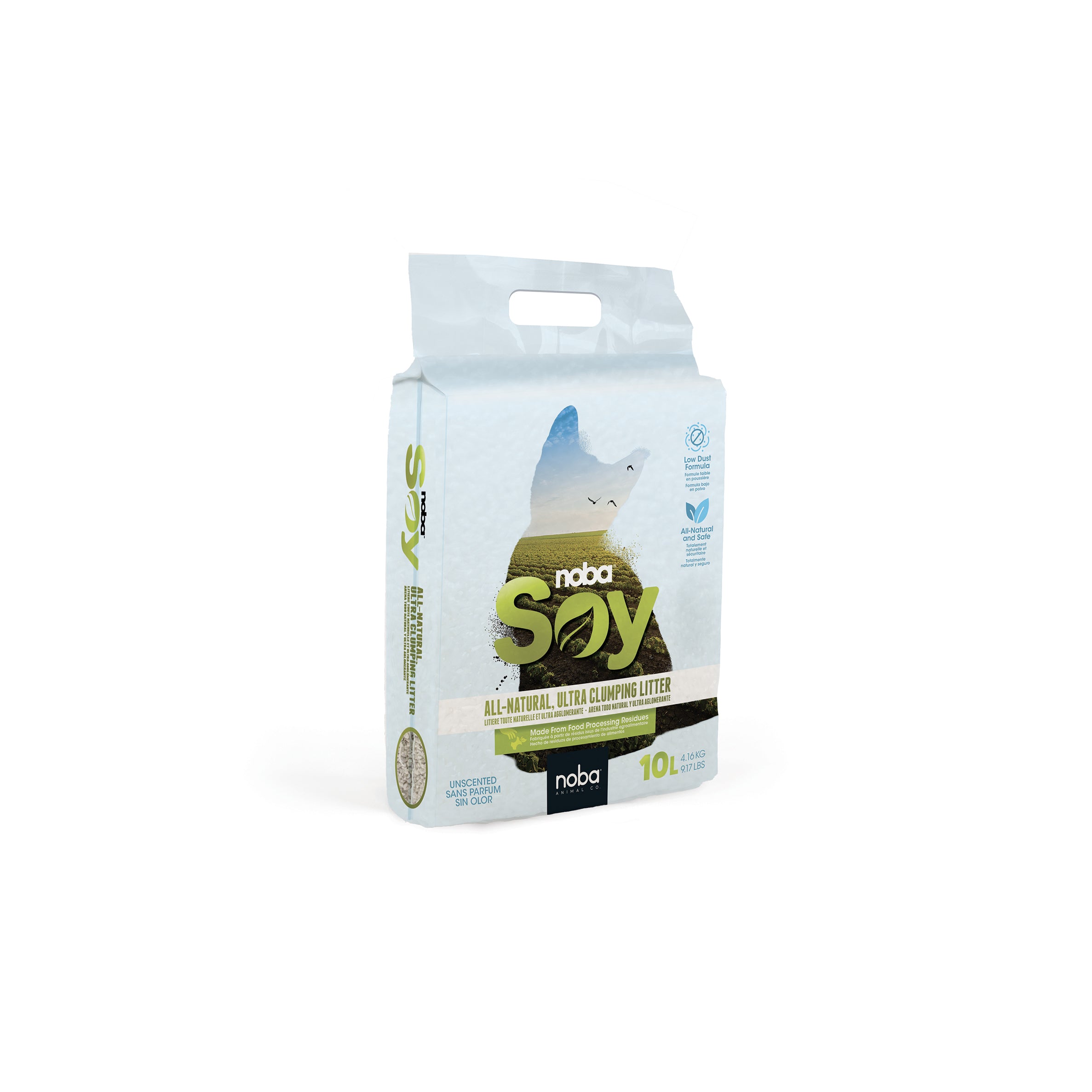 Noba Soy Cat Litter - Natural, Safe, and Efficient -