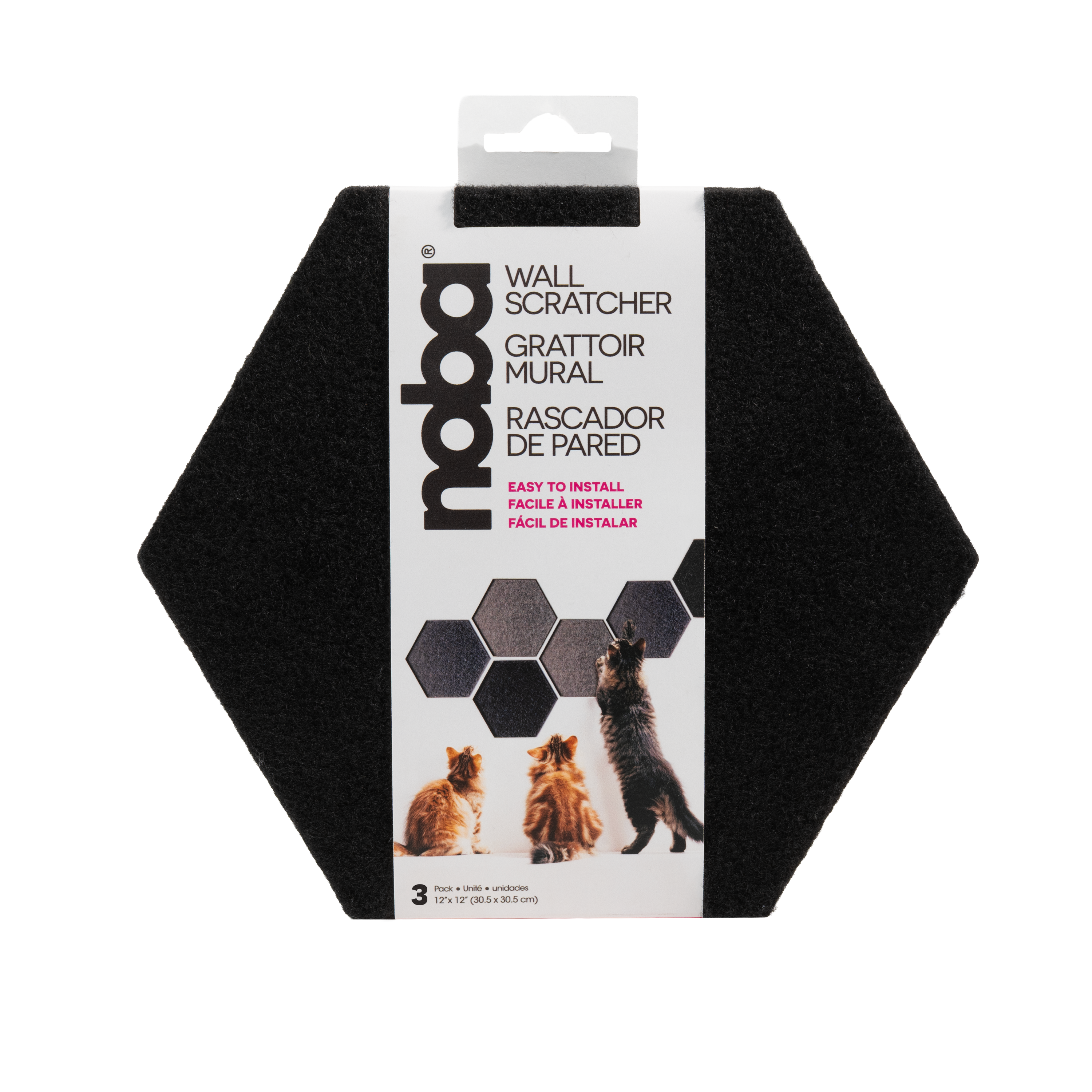 Hexagonal Wall Scratcher (3 pack)