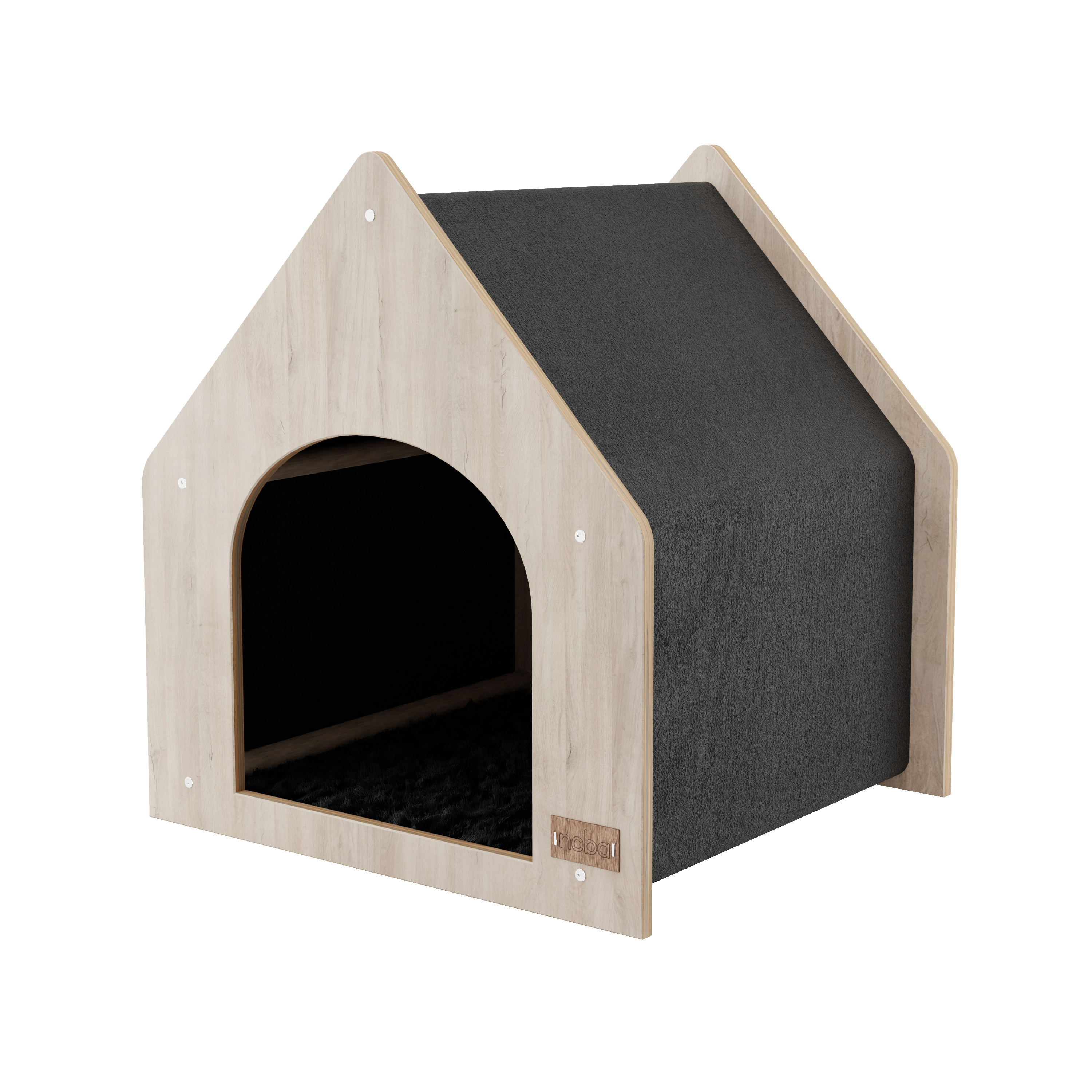 The Noba Cottage Scratchable Cat House