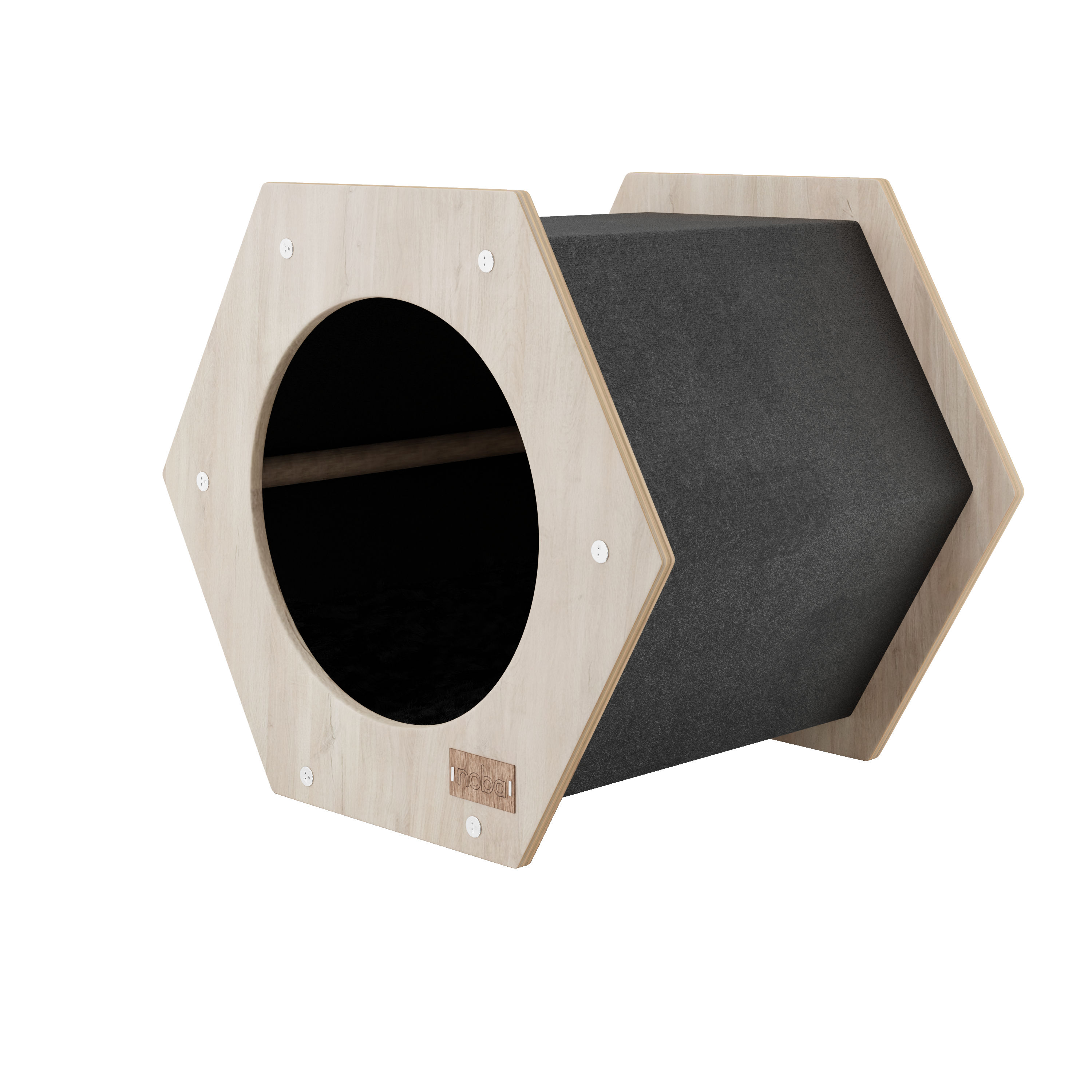 The Hexagone Scratchable Cat House