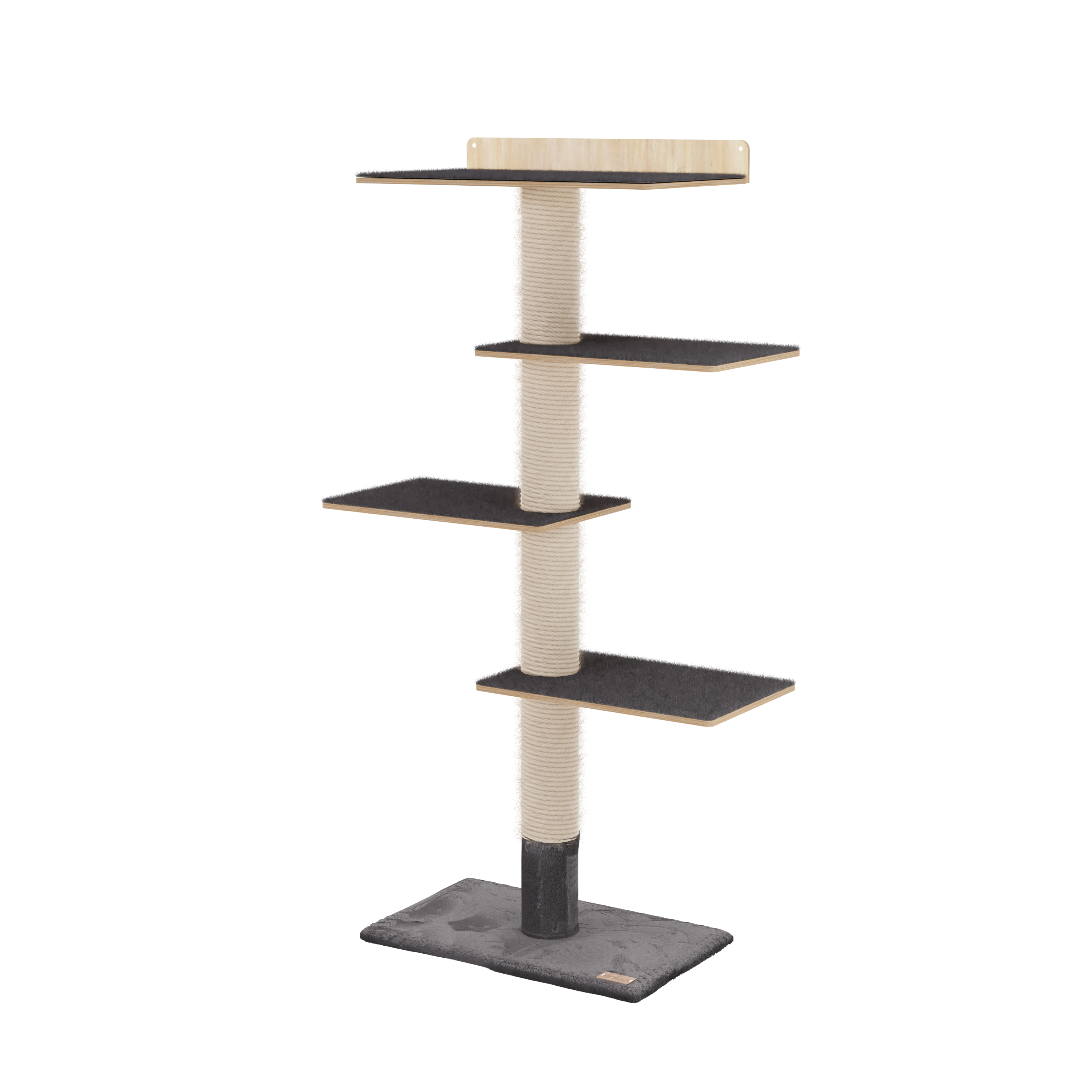 72 inches Wall Mounted Cat Tower - Perfect for small spaces