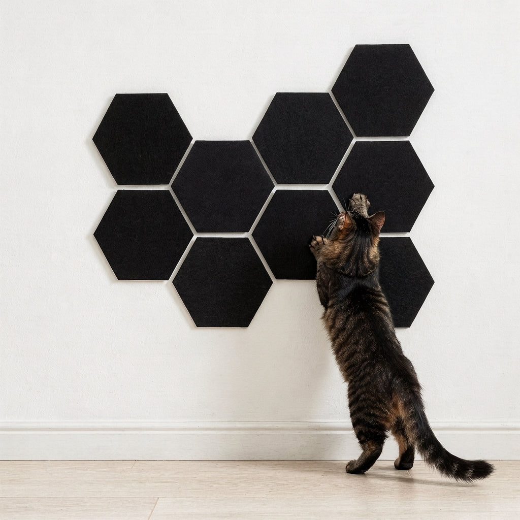 Hexagonal Wall Scratchers