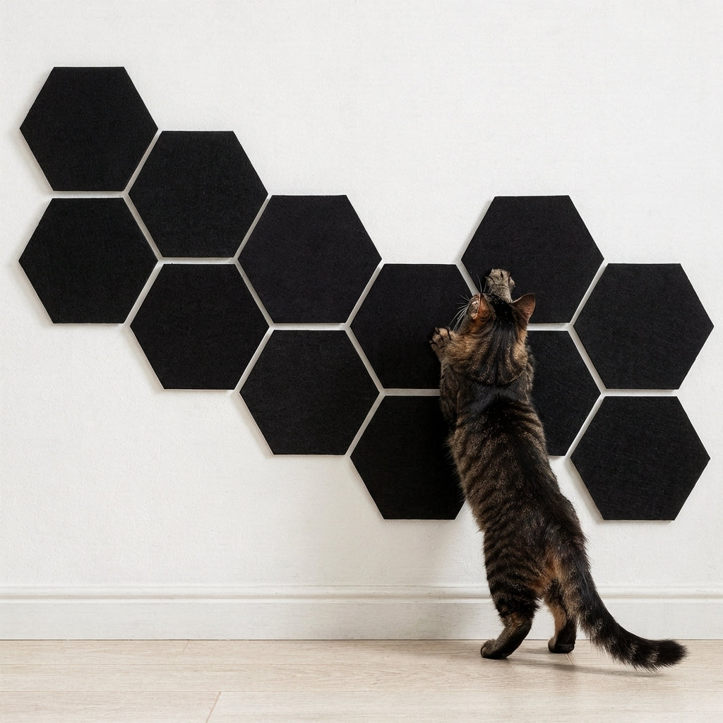 Hexagonal Wall Scratchers