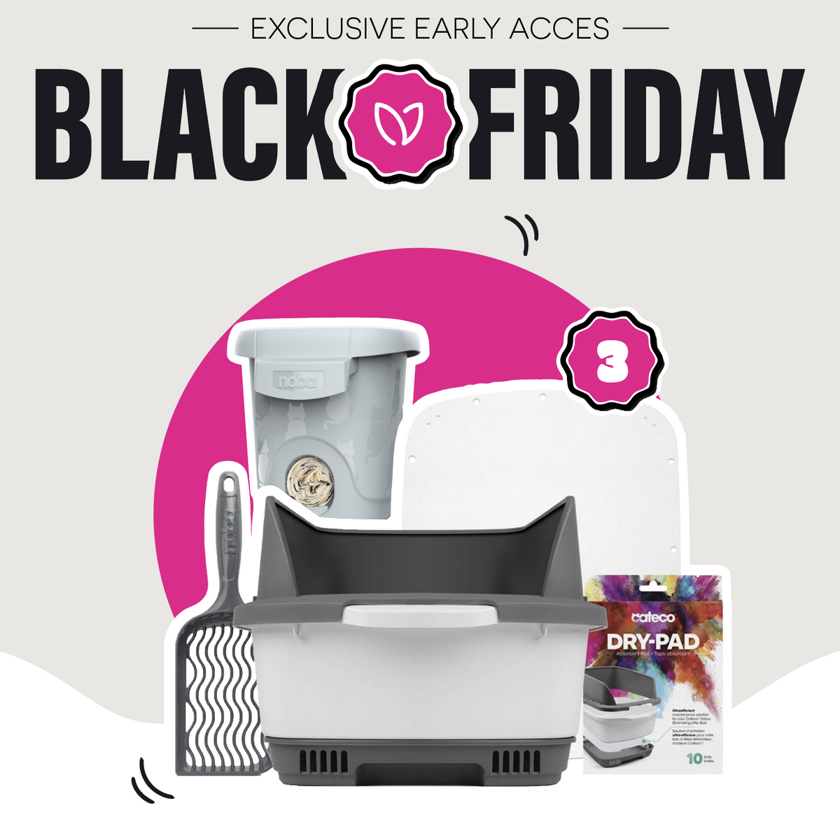 Cateco + Noba Zero Black Friday
