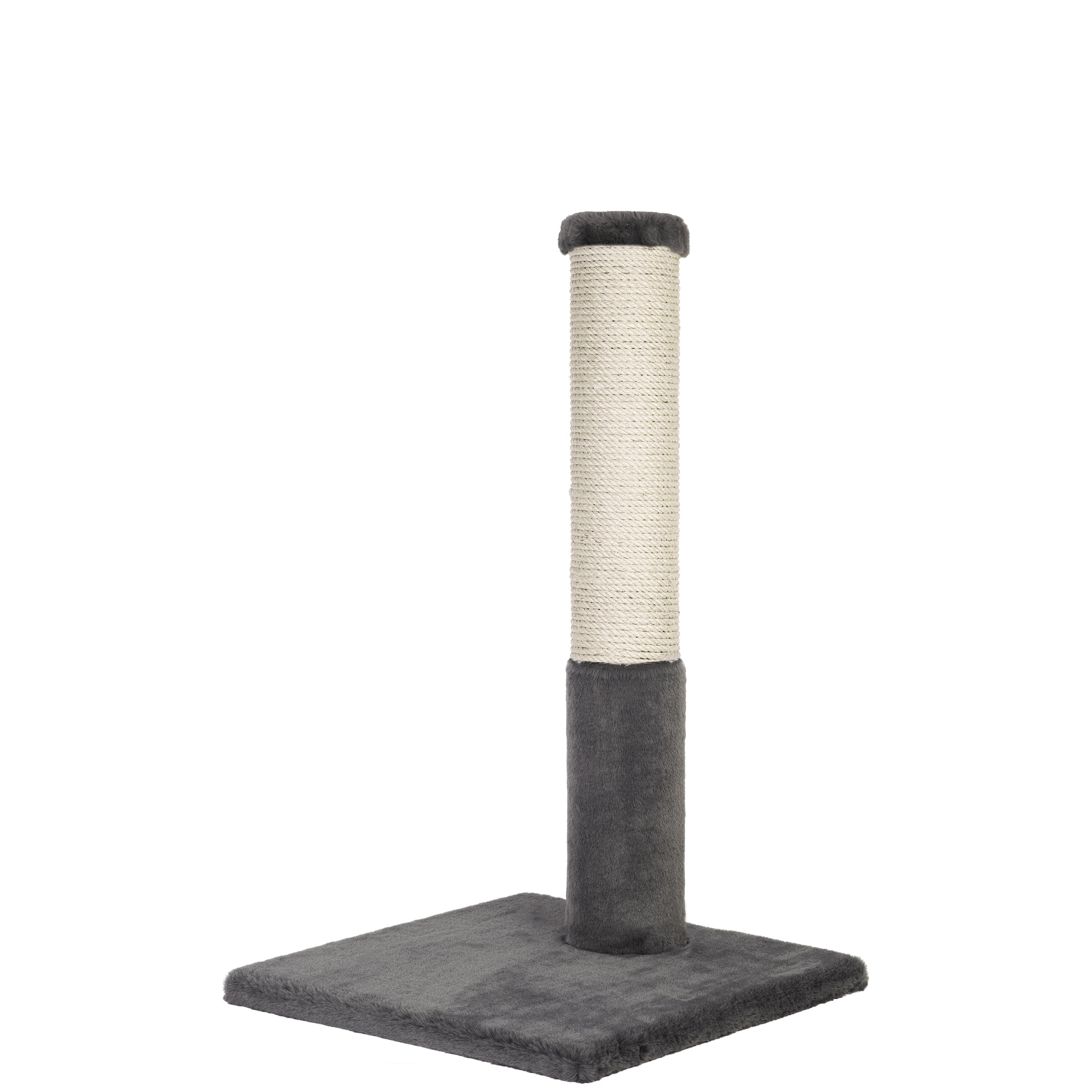 Noba Classic 28" Scratching Post - Grey Faux Fur