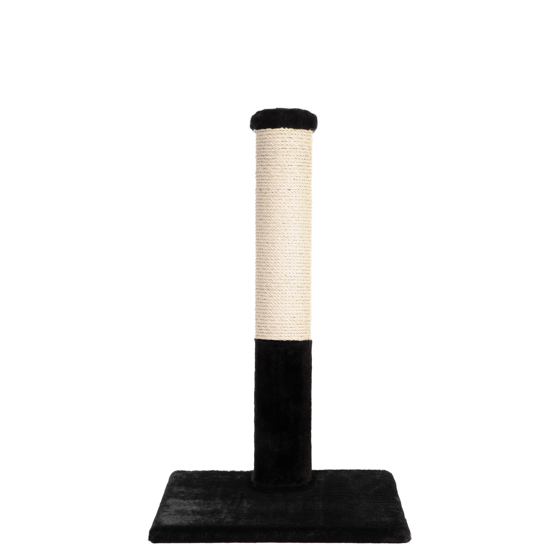 Noba Classic 28" Scratching Post - Black Faux Fur