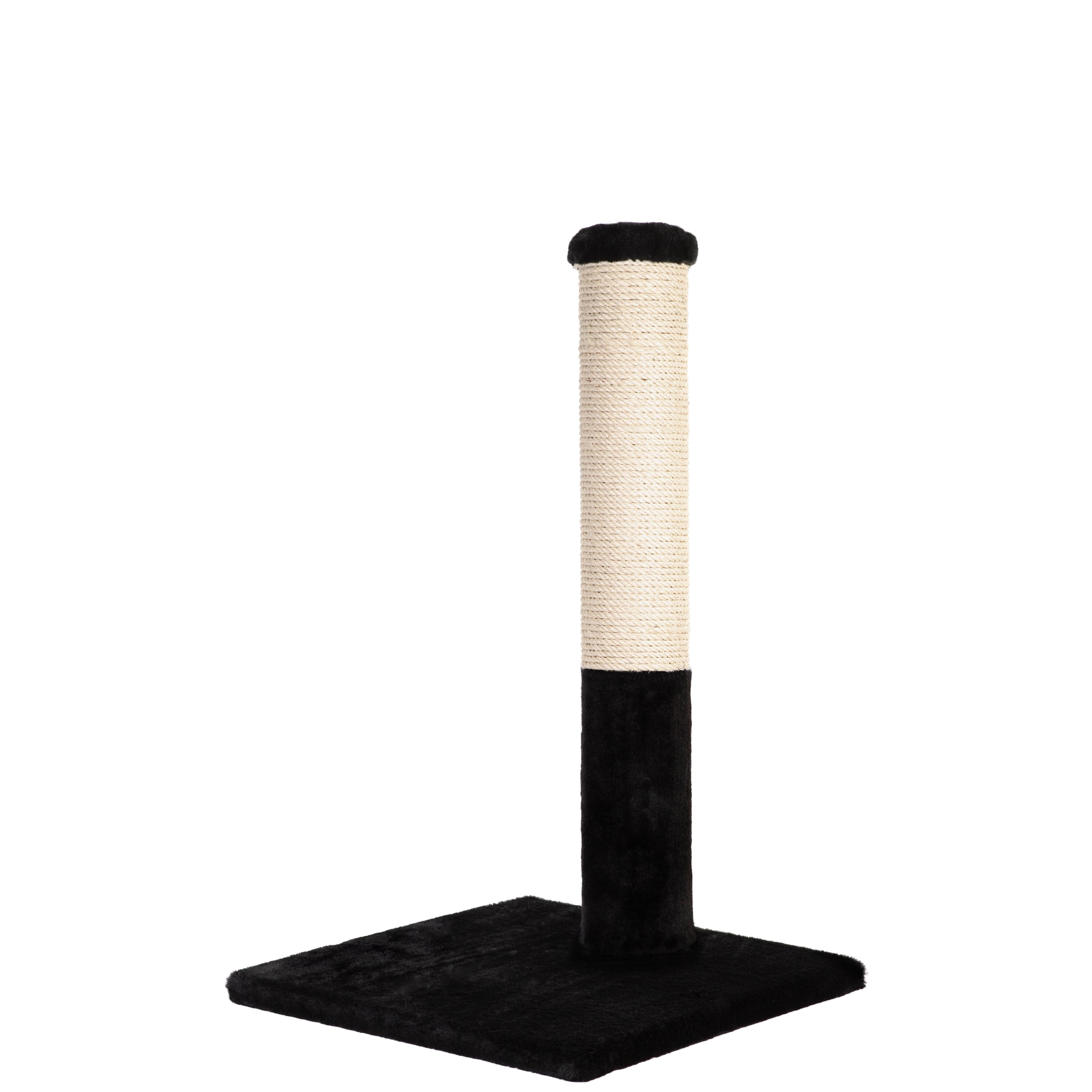 Noba Classic 28" Scratching Post - Black Faux Fur