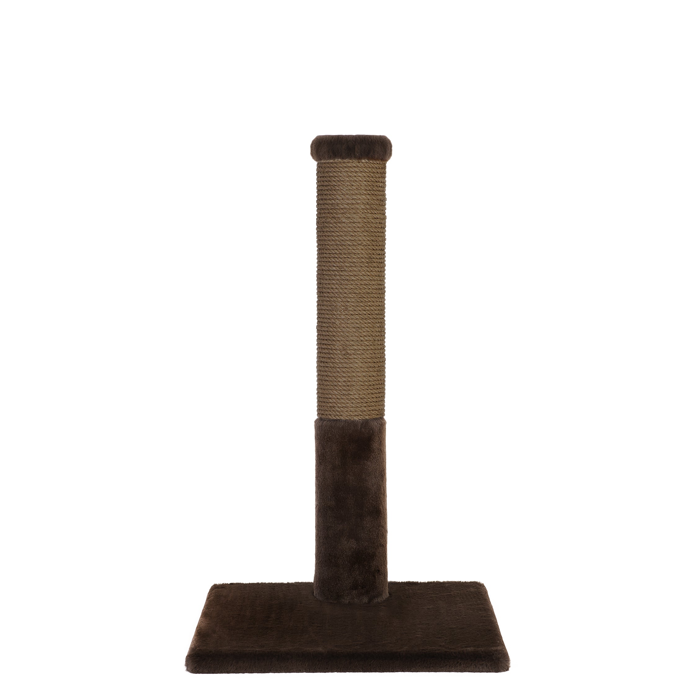 Noba Classic 28" Scratching Post - Brown Faux Fur