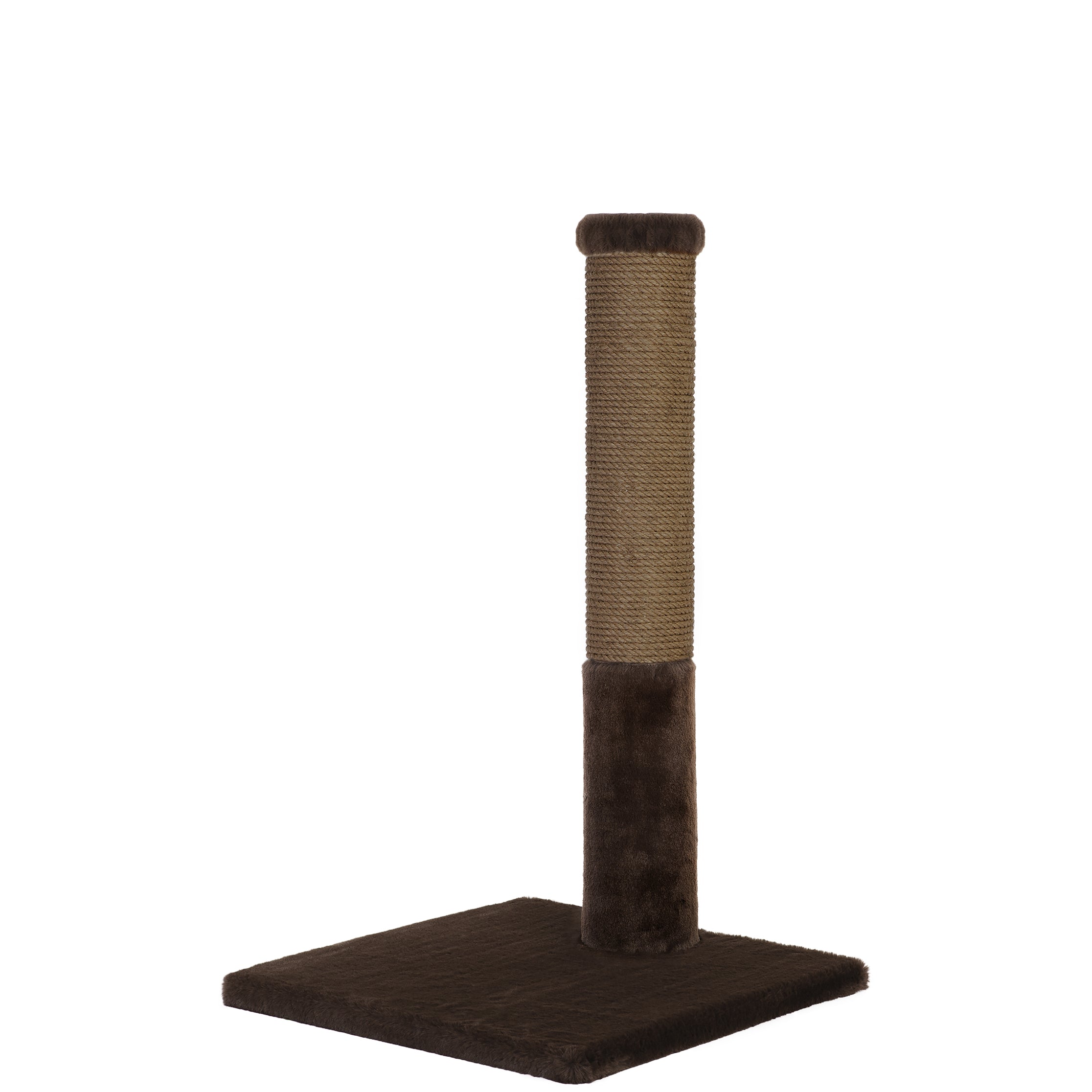 Noba Classic 28" Scratching Post - Brown Faux Fur