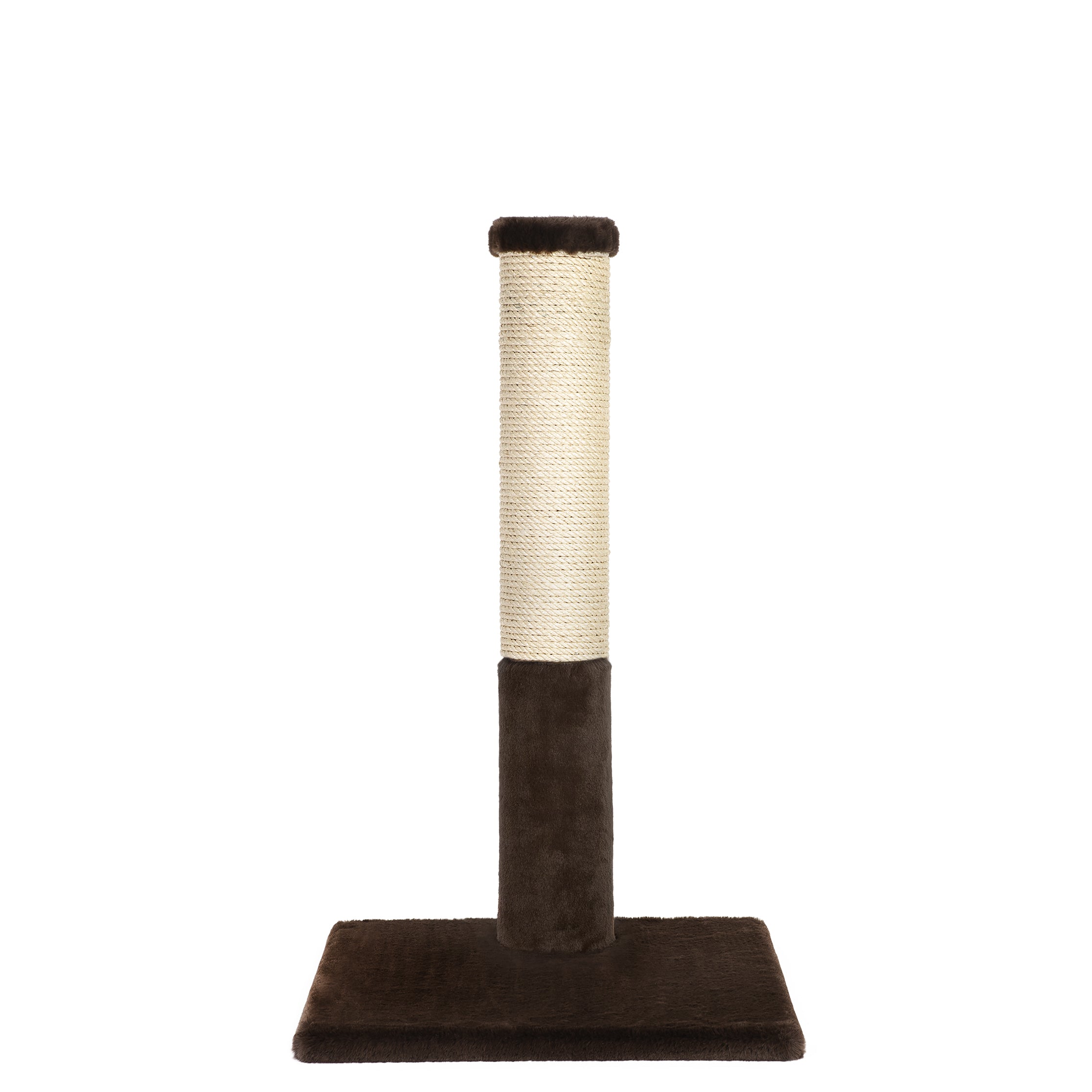 Noba Classic 28" Scratching Post - Brown Faux Fur