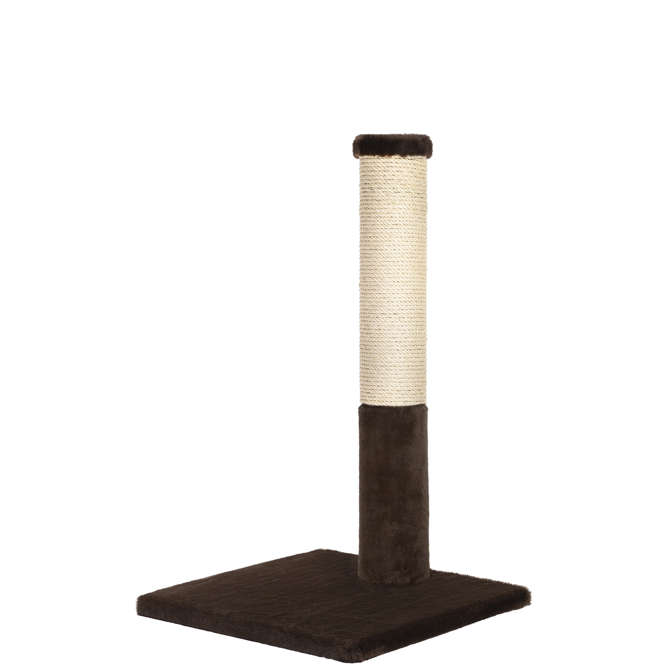 Noba Classic 28" Scratching Post - Brown Faux Fur