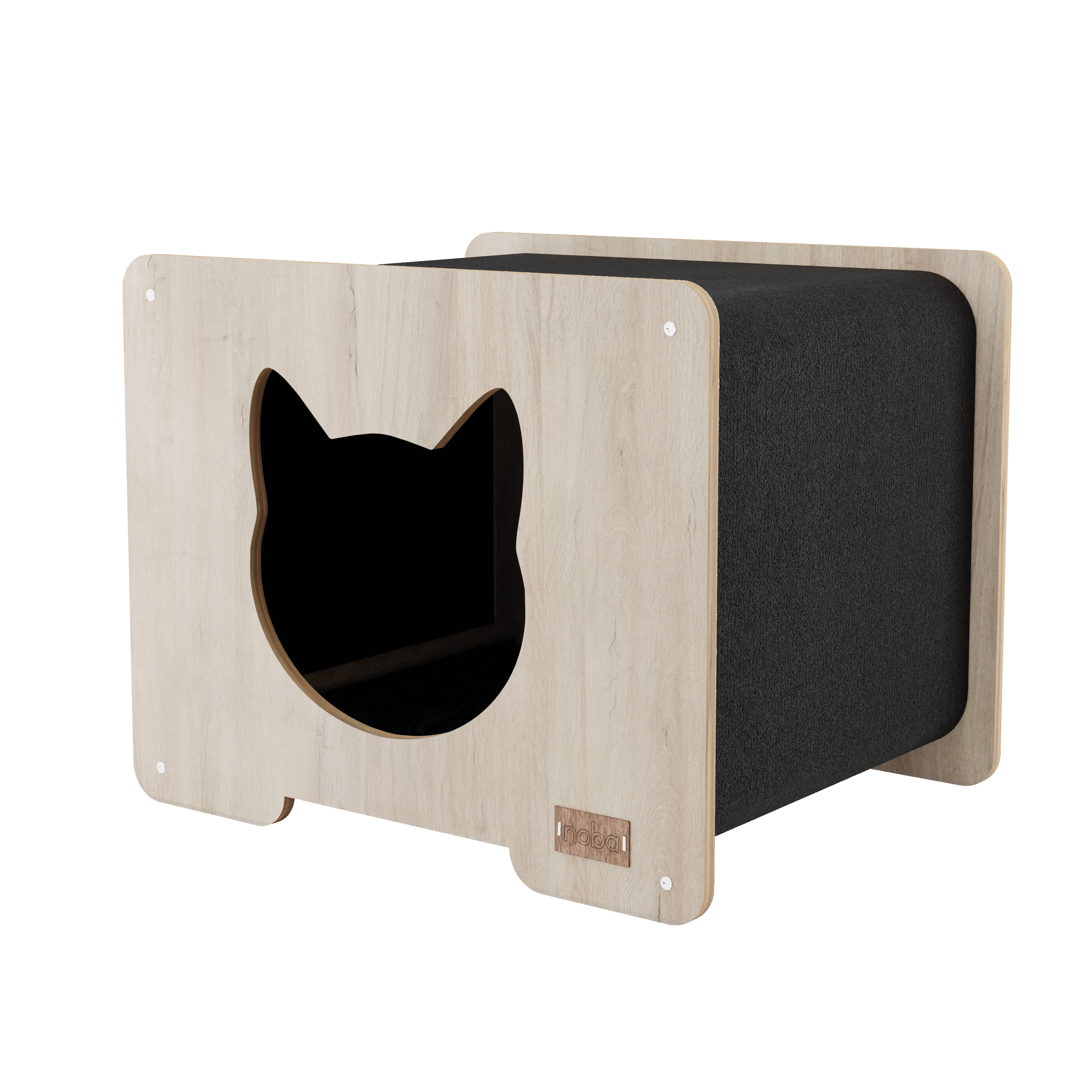 Le Refuge Noba - Cachette griffable pour chat