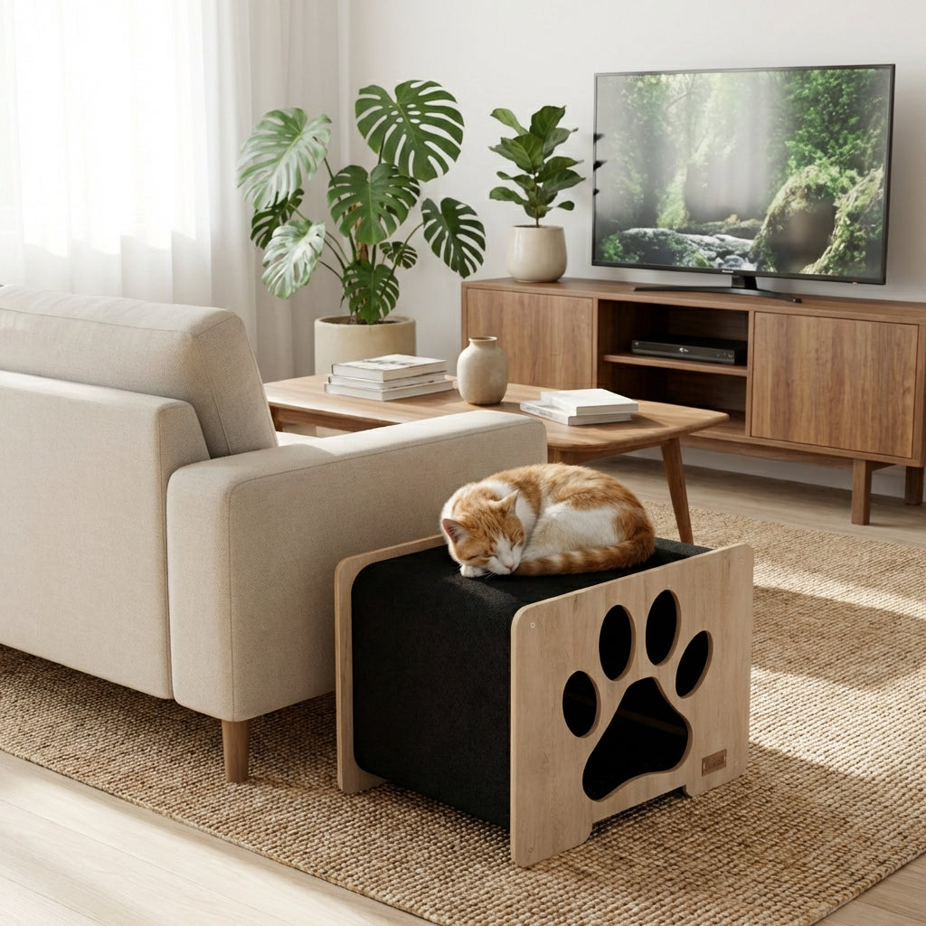 The Hut Scratchable Cat Hideout