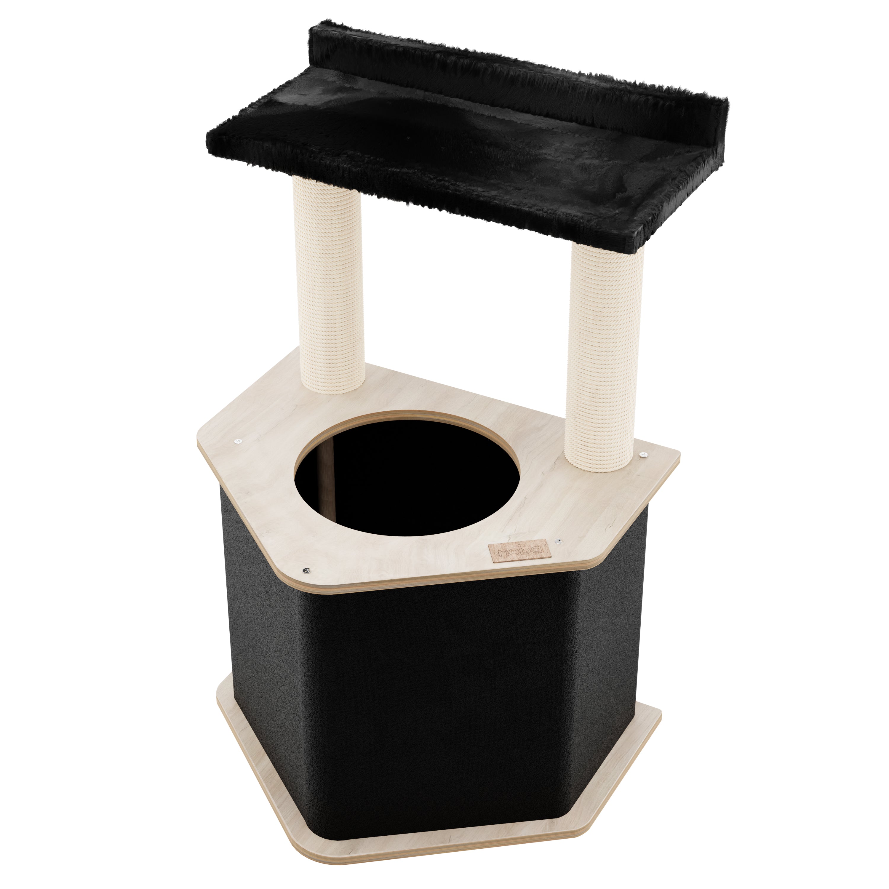 The Lodge Cat Tree – Premium Comfort, Stability & Hideaway Fun for Your Feline