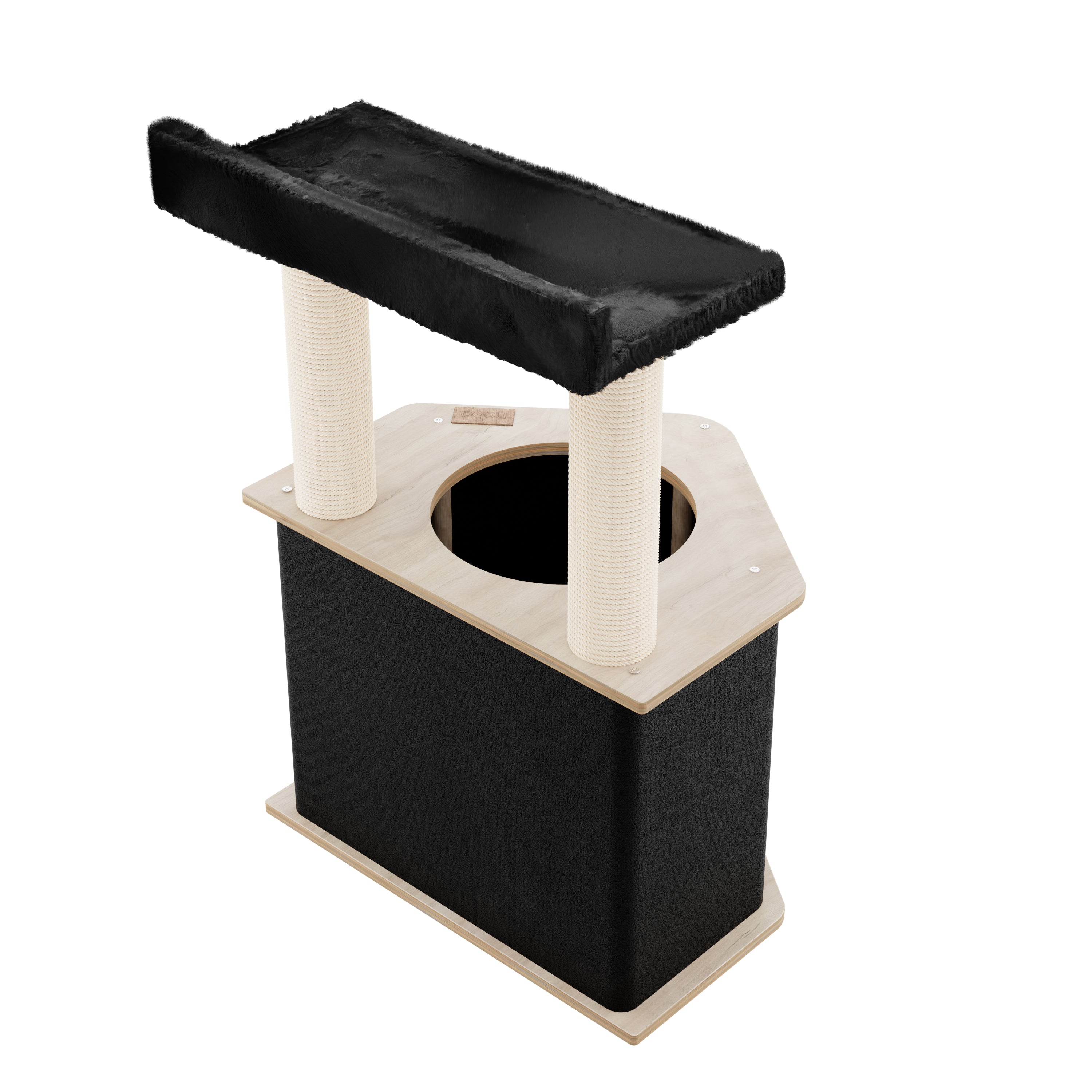 The Lodge Cat Tree – Premium Comfort, Stability & Hideaway Fun for Your Feline