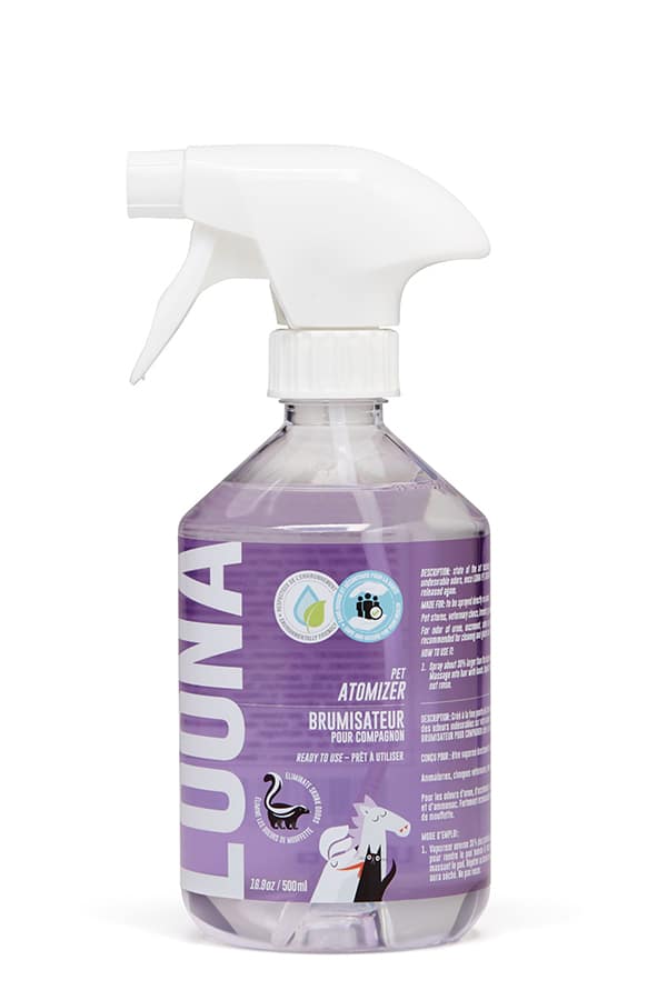 Loona - Atomiseur neutralisant les odeurs pour animaux de compagnie - 500 ml