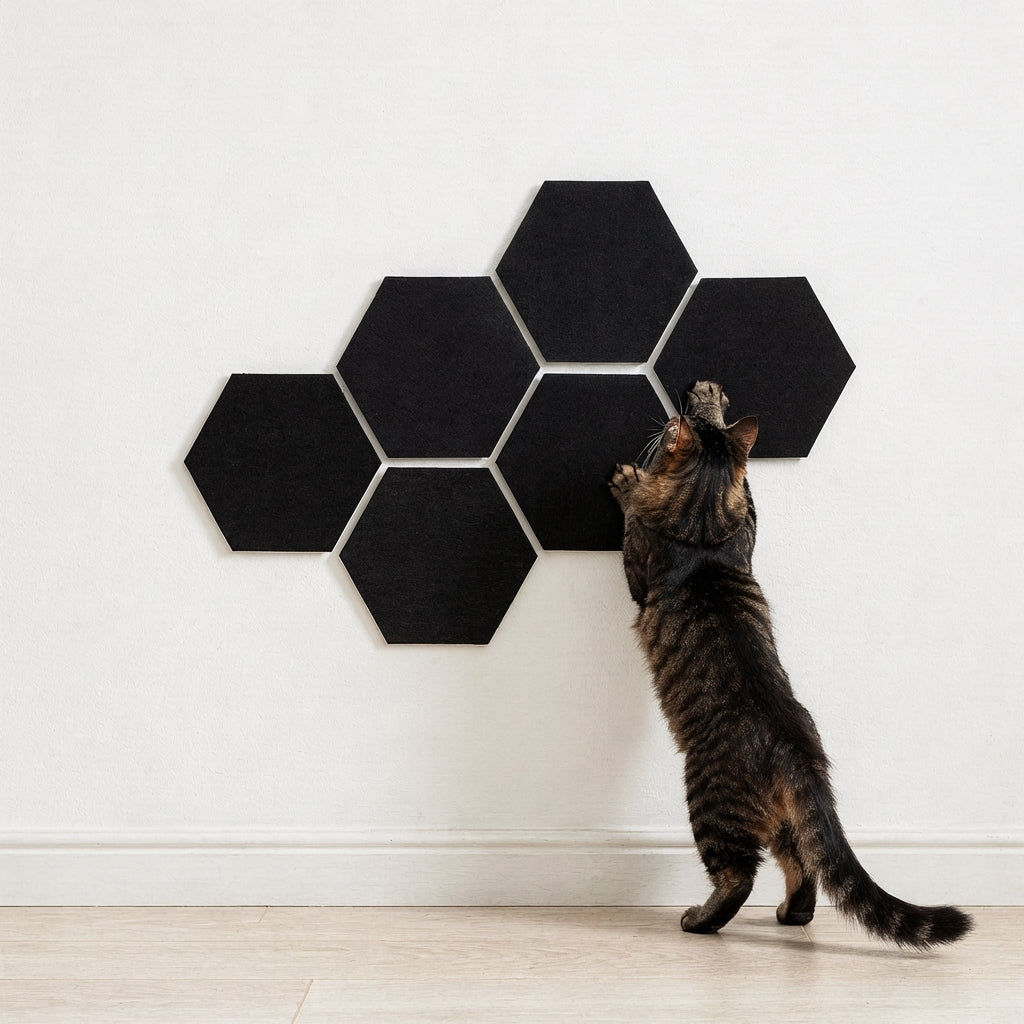 Hexagonal Wall Scratchers