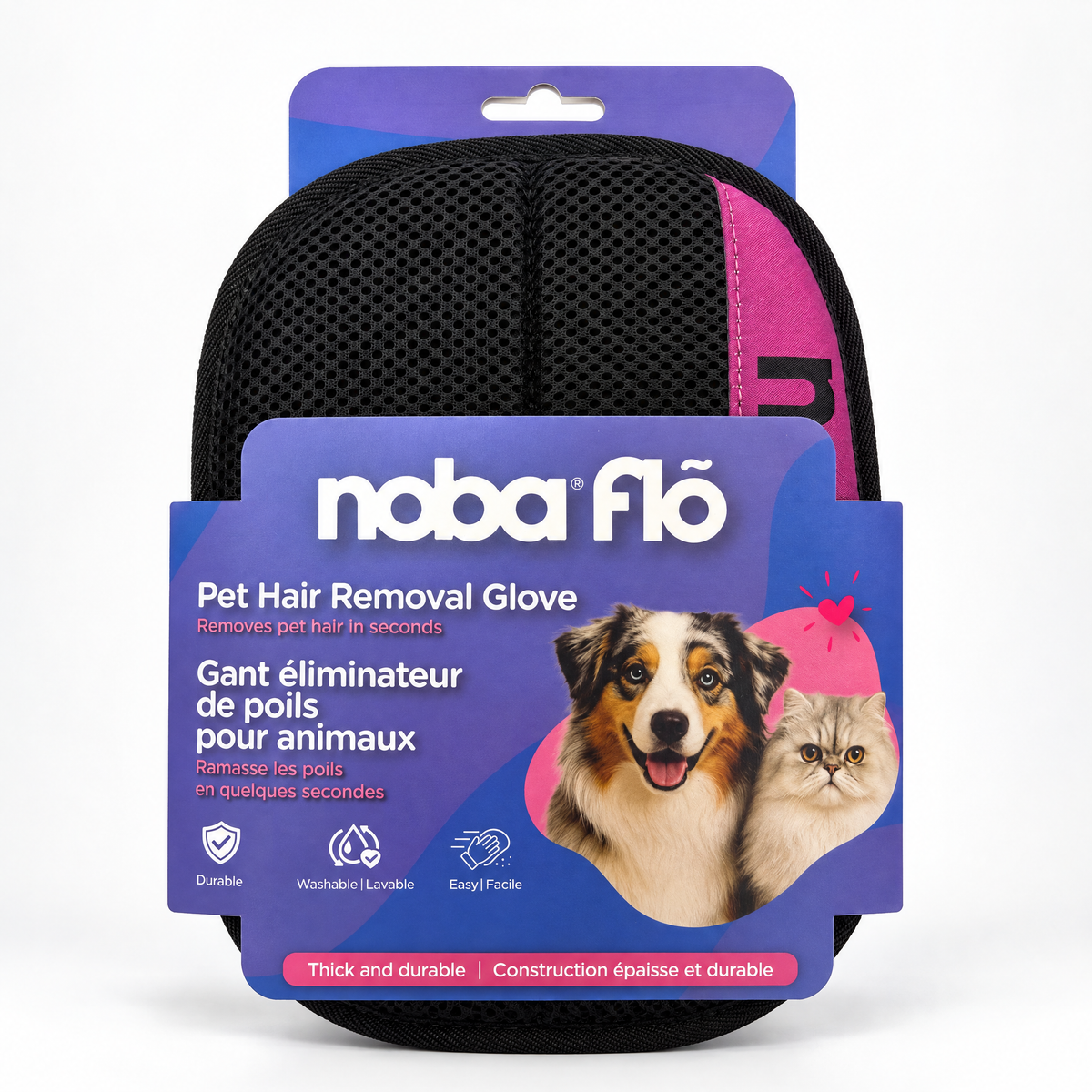 Noba Flo - Gant de toilettage